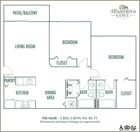 2 BED 2 BATH - THE NASR - ALHAMBRA COVE